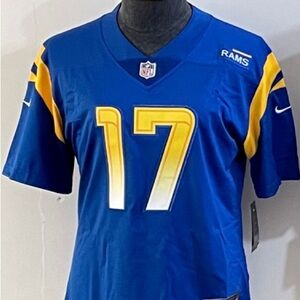 Nike Women's Blue and Gold Jersey